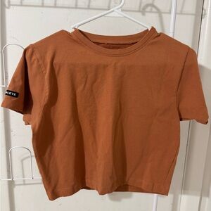 Alphalete Orange Lifestyle Fit Top - Size M